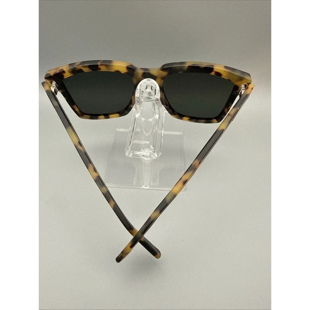 WESTWARD LEANING AUTHENTIC BIG TV 02- THICK TORTOISE SUNGLASSES:GREEN LENSE-RARE
